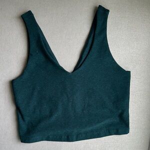 Beyond Yoga Forest Green Sports bra crop top